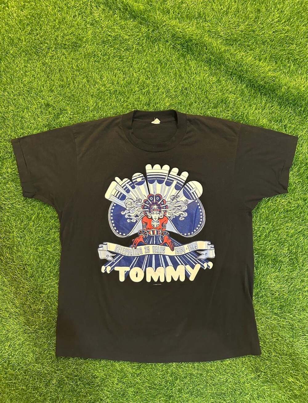 The Who Tommy 25th Anniversary Tour T-Shirt Black Vintage 1989